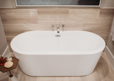 Luxurious bathtub featured in the high end bathrooms of Corvalla condos