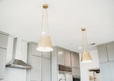 Luxury lighting fixtures featured at the Corvalla condos