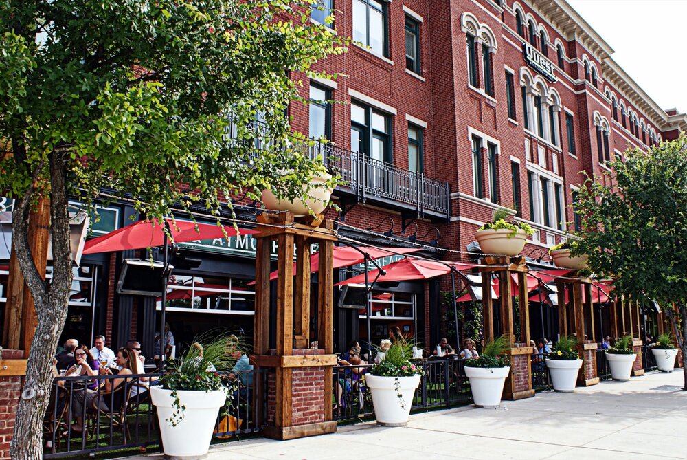 Downtown Frisco Outdoor Patio Seating Restaurant